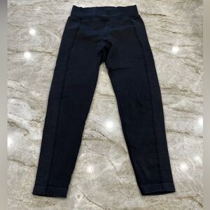 Offline by‎ Aerie Ribbed High Waist Leggings Off Black Size Medium